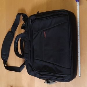 Codi Black Briefcase 16" Laptop Computer Carrying Case Messenger Bag